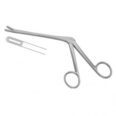 Schlesinger Leminectomy Rongeur Serrated Jaws Stainless Steel, 13 cm - 5" Bite Size 4 x 10 mm 